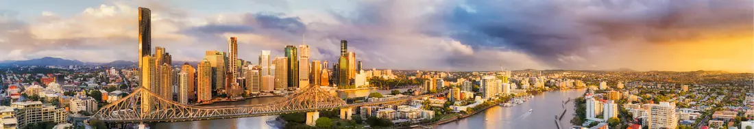 Panorama view of Brisbane