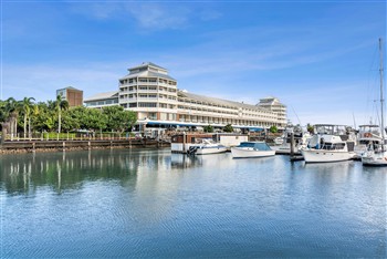 View of the Shangri La The Marina in Cairns