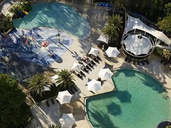 View of the RACV Royal Pines Resort in the Gold Coast