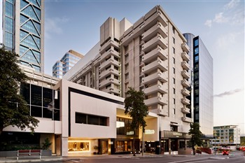 View of the Parmelia Hilton in Perth