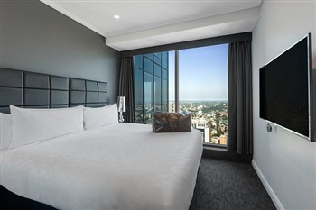 View of the Meriton Suites World Tower in Sydney
