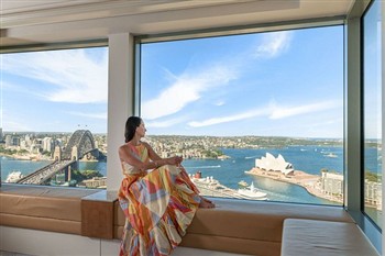 View of the Shangri la in Sydney
