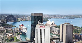 View of the Marriott Hotel at Circular Quay in Sydney