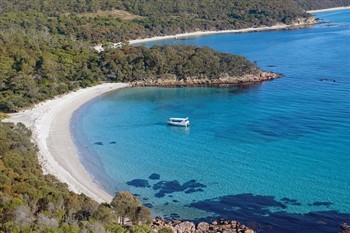 View of the Saffire Freycinet in Tasmania