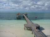 wooden pier at Ciego de Avila beach Cuba