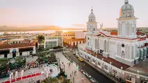 Santiago de Cuba town centre Cuba