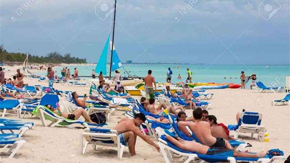 tourists beach Varadero