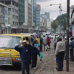 Kenya Nairobi commuter taxi