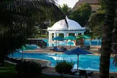 Typical Kenya resort in Mombasa