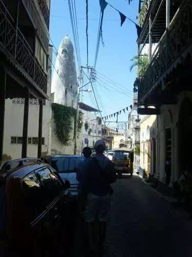 Side street in Mombasa old town
