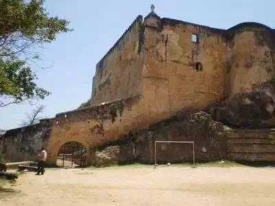 The old fort in Mombasa
