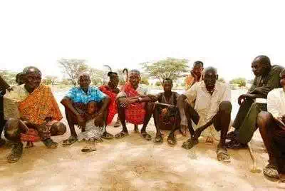 Local village meeting Kenya