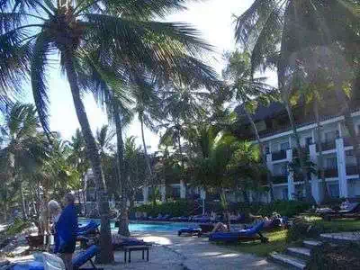 Voyager hotel grounds Mombasa