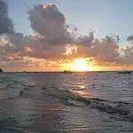 Mombasa beach sunset
