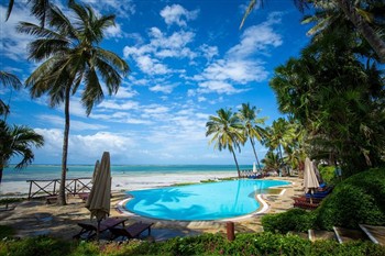 View of the Voyager Beach Resort in Mombasa