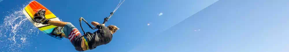 Kite surfing sports in Mauritius