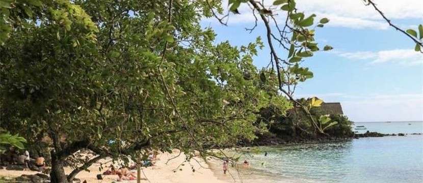 Beach at La Cuvette in Mauritius