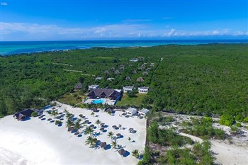 View of the Konokono Beach Resort in Tanzania