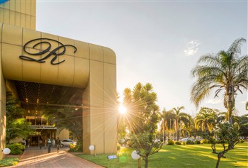 View of the Rainbow Towers Hotel in Zimbabwe