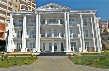 View of the Vila Kalcuni Luxury Resort in Sarande