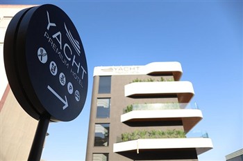 View of the Yacht Premium Hotel in Sarande