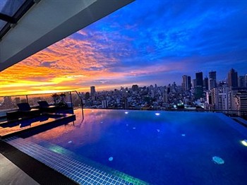 View of the Parc 21 Luxury Boutique Hotel in Phnom Penh