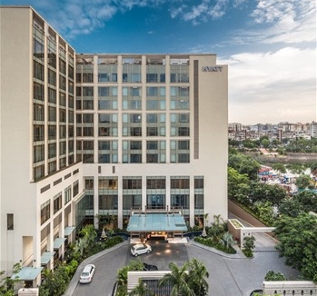 View of the Hyatt City in Ahmedabad
