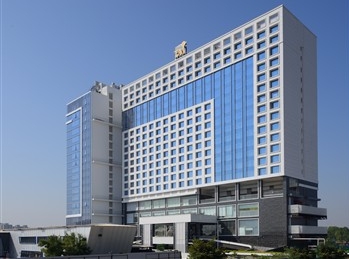 View of the Taj Skyline in Ahmedabad
