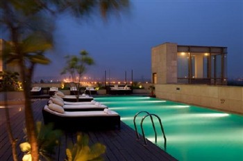 View of the Crowne Plaza Okhla in Delhi