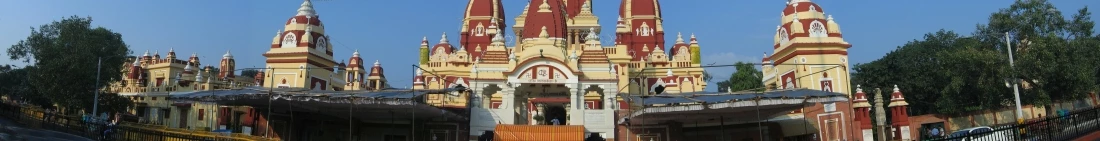 Panoramic view of building in Delhi India