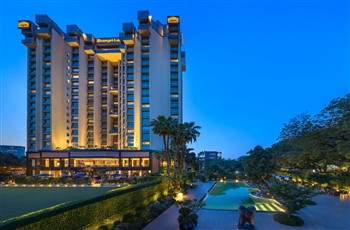 View of the Shangri La Eros in Delhi