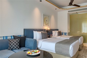 View of the Azaya Beach Resort in Goa