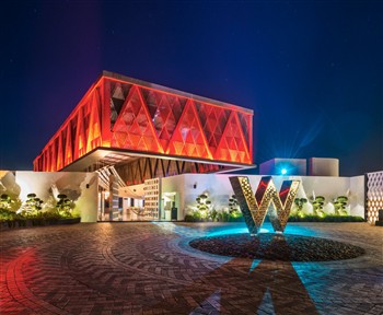 View of the W Hotel in Goa