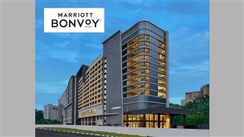 View of the Le Meridien in Hyberabad