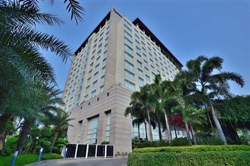 View of the Radisson Blu Hotel in Indore