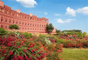 View of the Taj Devi Ratn Resort in Jaipur