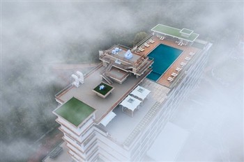 View of the Vibe Munnar Resort and Spa in Kerala