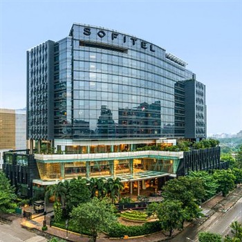 View of the Sofitel BKC in Mumbai