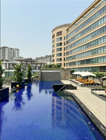 View of the Trident Hotel Bandra Kurla in Mumbai