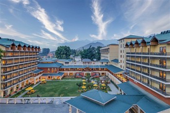 View of the Radisson Collection Spa Hotel in Srinagar