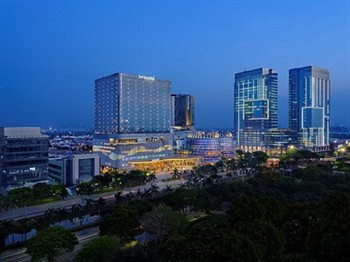 View of the Swissotel Jakarta PIK Avenue in Jakarta