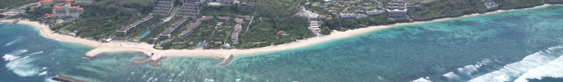 Panorama image of Nusa Dua