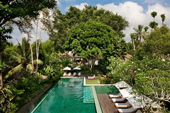 View of the COMO Uma Ubud Bali in Ubud
