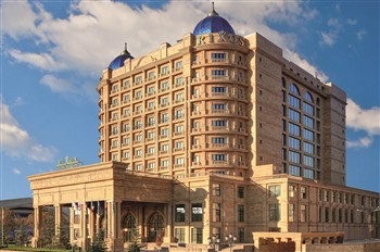 View of the Rixos Khadisha Shymkent in Kazakhstan