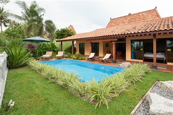 View of the Limasan Villa  in Langkawi