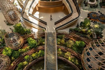 View of the Parkroyal Collection in Marina Bay