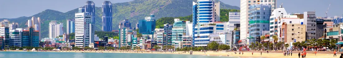 Panoramic view of Busan South Korea