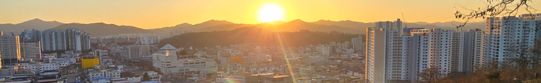 Panoramic view of Jeonju in South Korea