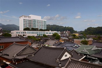 View of the Lahan Hotel in Jeonju