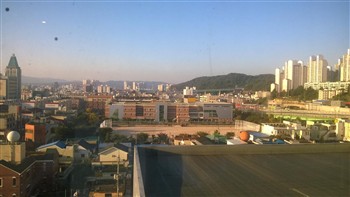 View of the Philos Hotel in Pohang